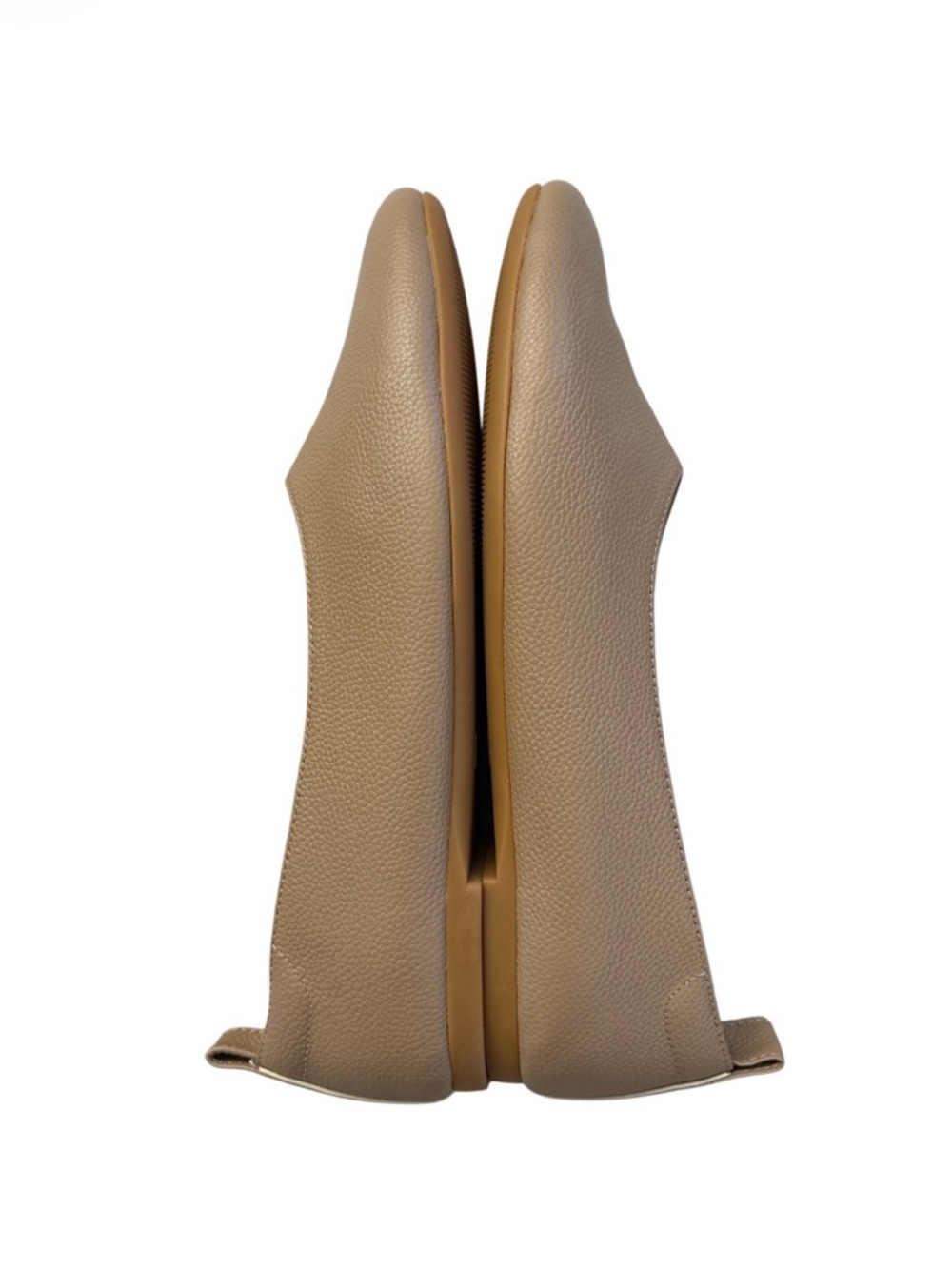 Everlane Tan Leather Ballet Flats 8 NWOB - Picture 9 of 11